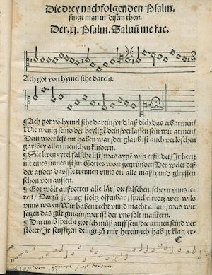 Ach Gott vom Himmel, sieh darein (Original Appearance)