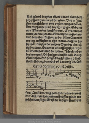 The hymn in one of its original printings